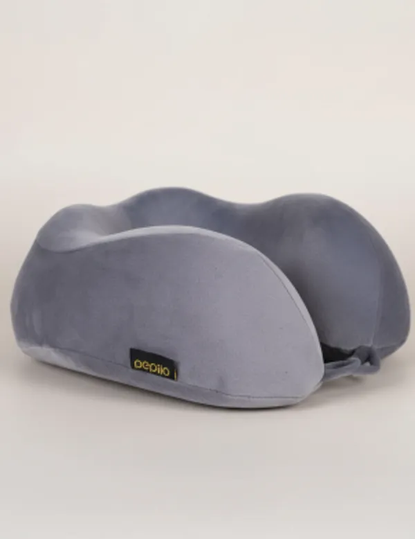 Grey_Memory_Foam_Travel_Pillow_Premium_Ergonomic_Support_For_Long-Haul