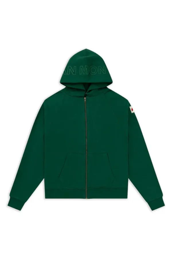 Green_Cypher_Hooded_Zipper_Jacket_Hoodie_For_Men