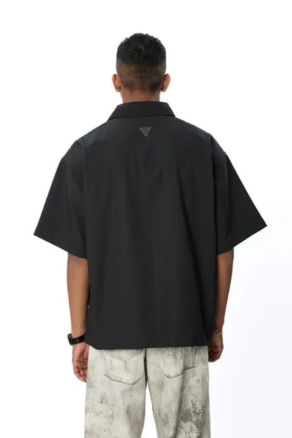 Black_Short_Sleeve_Shirt_For_Men