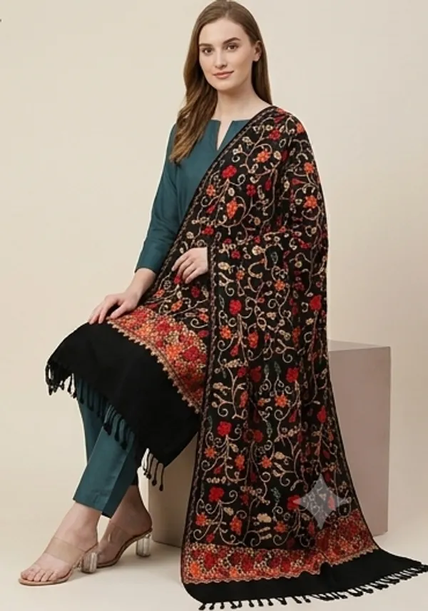 Black_Woolen_Shawl_For_Women