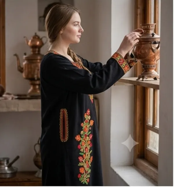 Black_Woolen_Phiran_For_Women