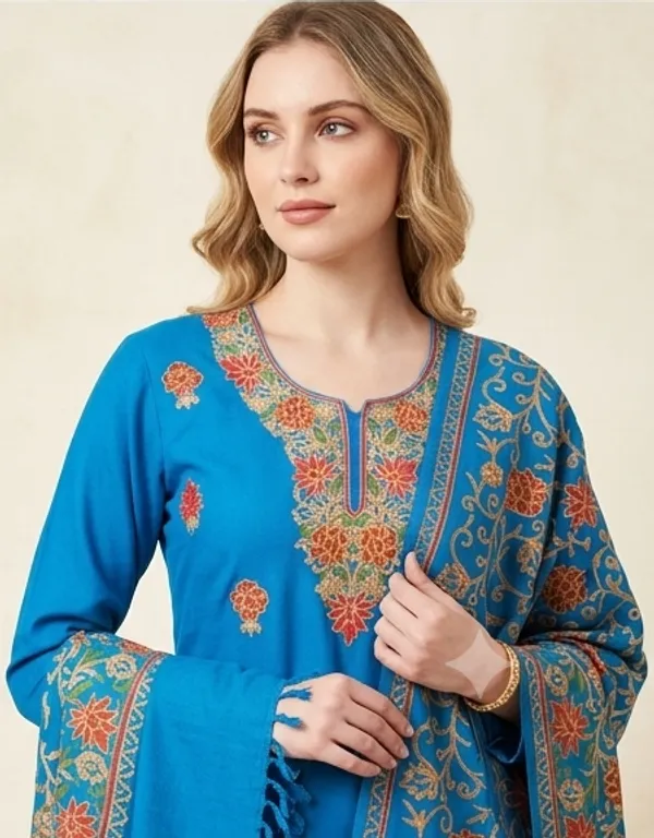 Frozi_Woolen_Unstitched_Dress_Material_For_Women