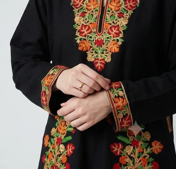 Black_Woolen_Phiran_For_Women
