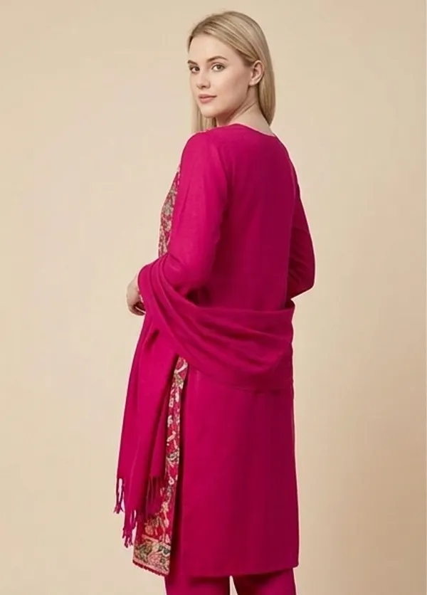 Pink_Woolen_Unstitched_Dress_Material_For_Women
