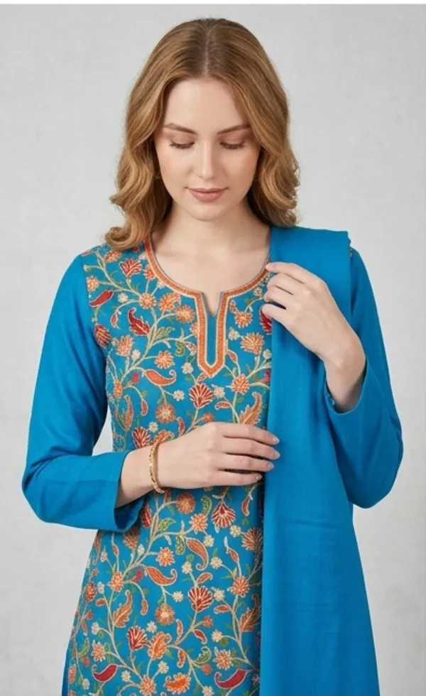 Frozi_Woolen_Unstitched_Dress_Material_For_Women