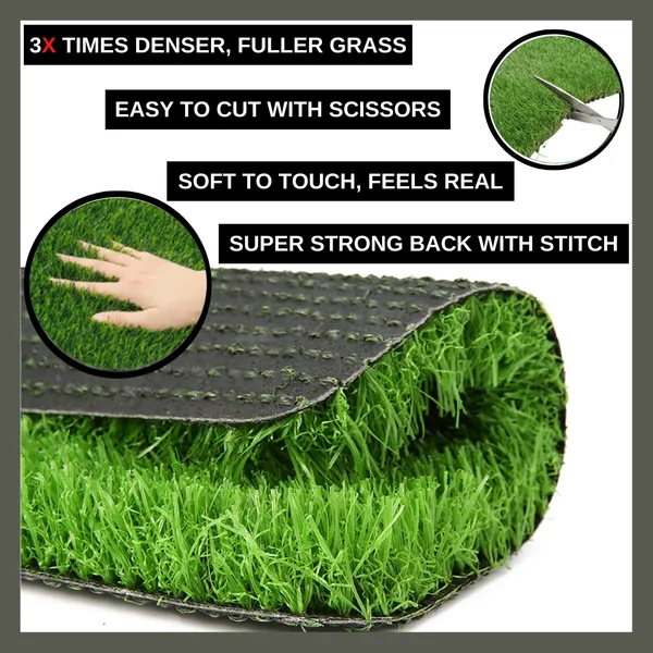 ArmorX_High_Density_Artificial_Grass_Carpet,_35_mm_Natural_Green_Turf_Mat_for_Homes,_Lawns,_Balcony,_Garden,_Outdoor_Living,_Comes_with_Installation_Kit