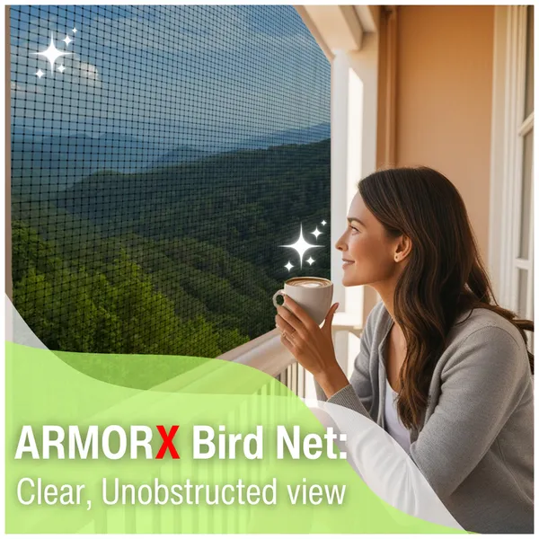 ArmorX_White_Anti-Bird_Net_UV-Stabilized_HDPE_Multi-Filament_Net_with_Installation_Kit_&_Tying_Ropes_Attached