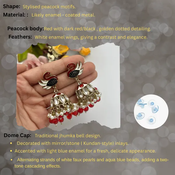 Marron_Elegant_Kundan_Gold-Plated_Jhumka_Earrings
