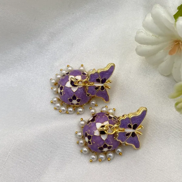 Gold_Plated_Kundan_Jhumka_Earrings_for_Women_&_Girls