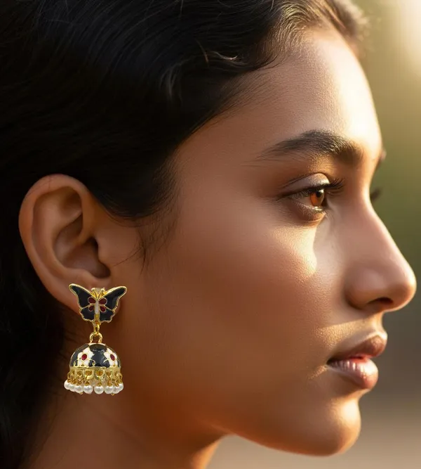 Gold_Plated_Kundan_Jhumka_Earrings_for_Women_&_Girls