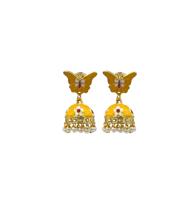 Gold_Plated_Kundan_Jhumka_Earrings_for_Women_&_Girls