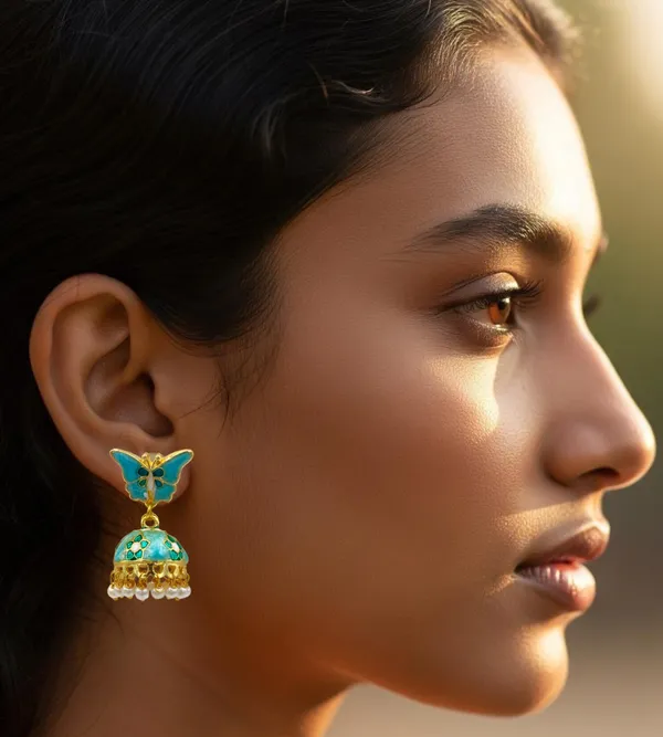 Gold_Plated_Kundan_Jhumka_Earrings_for_Women_&_Girls