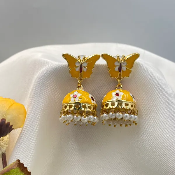 Gold_Plated_Kundan_Jhumka_Earrings_for_Women_&_Girls