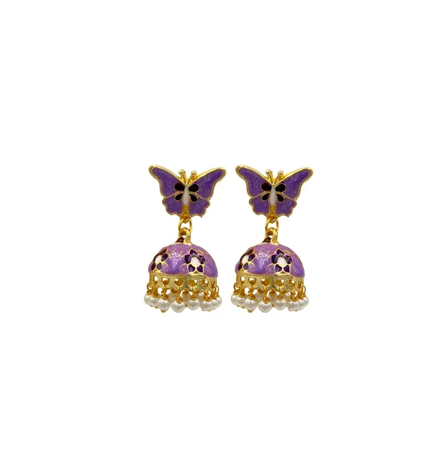 Gold_Plated_Kundan_Jhumka_Earrings_for_Women_&_Girls