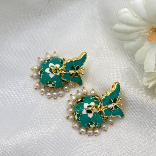 Gold_Plated_Kundan_Jhumka_Earrings_for_Women_&_Girls