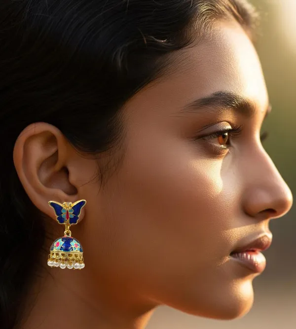 Gold_Plated_Kundan_Jhumka_Earrings_for_Women_&_Girls