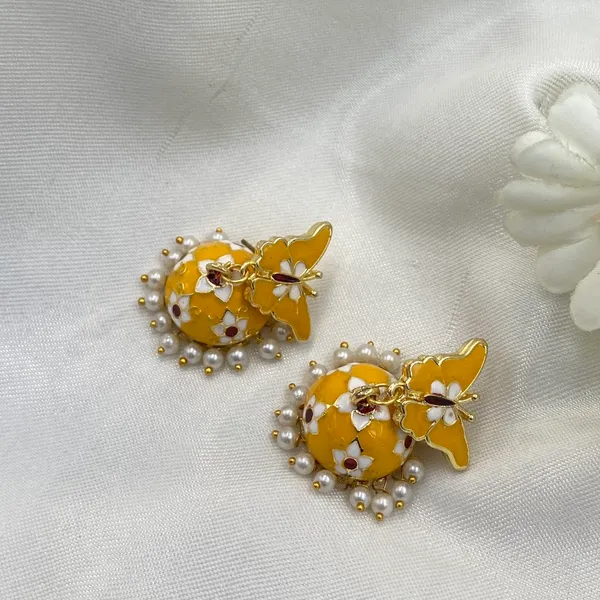 Gold_Plated_Kundan_Jhumka_Earrings_for_Women_&_Girls