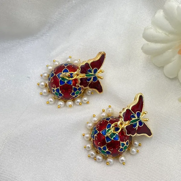 Gold_Plated_Kundan_Jhumka_Earrings_for_Women_&_Girls