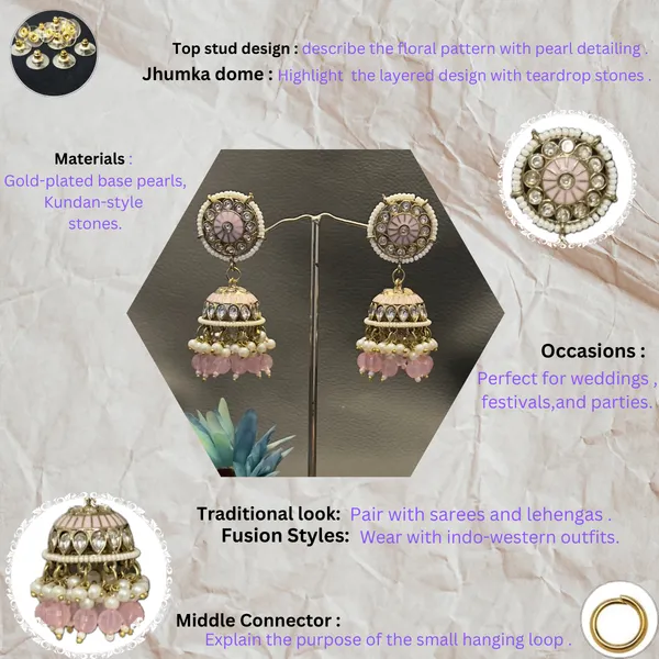 Baby_Pink_Sunshine_Jhumkas_For_Women_&_Girls
