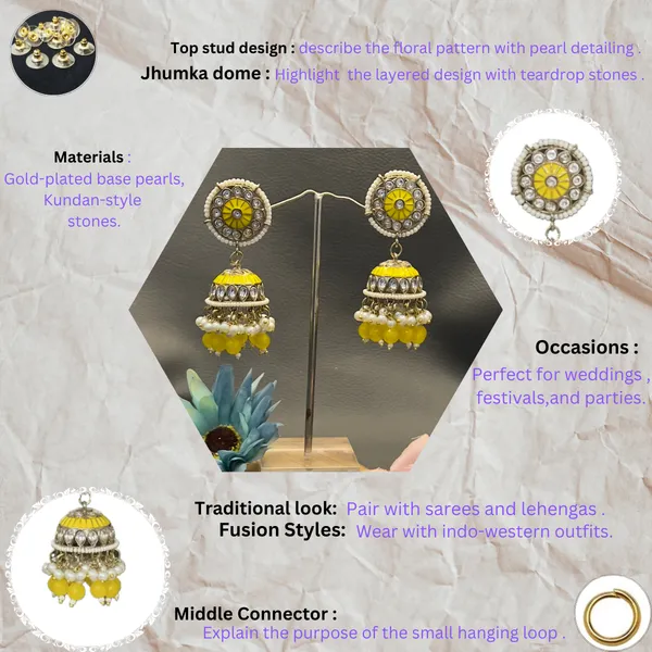Yellow_Royal_Kundan_Drop_Earrings