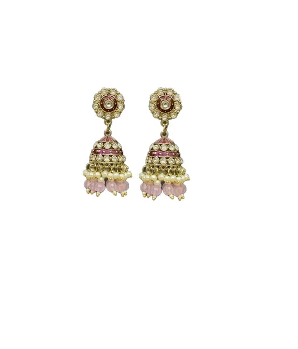 Purple_Scarlet_Jhumka_Earrings_For_Women_&_Girls