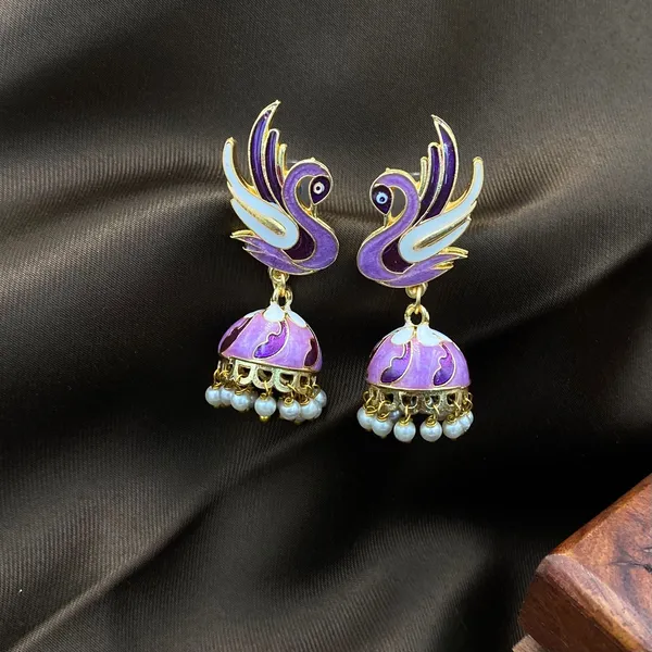 Stylish_Ethnic_Gold_Plated_Earrings_for_Women_Crystal_Brass_Earring_Set,_Jhumki_Earring