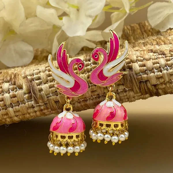 Stylish_Ethnic_Gold_Plated_Earrings_for_Women_Crystal_Brass_Earring_Set,_Jhumki_Earring