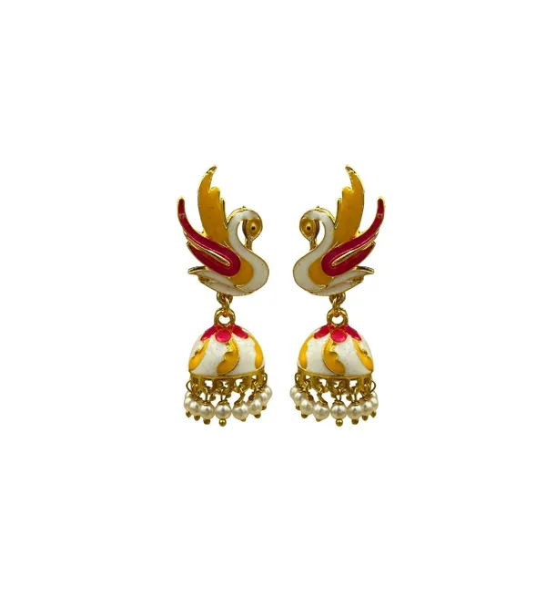Stylish_Ethnic_Gold_Plated_Earrings_for_Women_Crystal_Brass_Earring_Set,_Jhumki_Earring