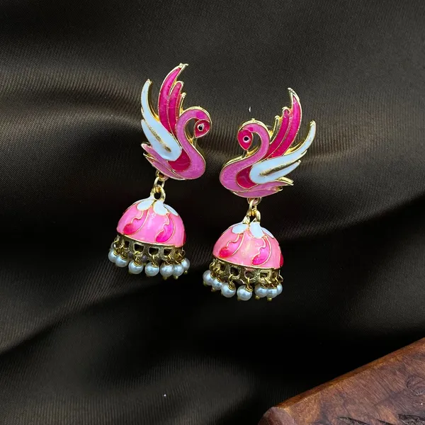 Stylish_Ethnic_Gold_Plated_Earrings_for_Women_Crystal_Brass_Earring_Set,_Jhumki_Earring