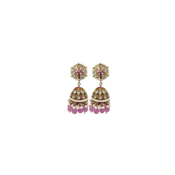 Purple_Blossom_Beaded_Jhumkas