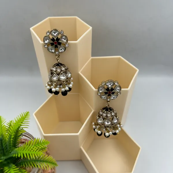 Black_Trendy_&_Stylish_Designer_Jhumkas_For_Every_Occasion
