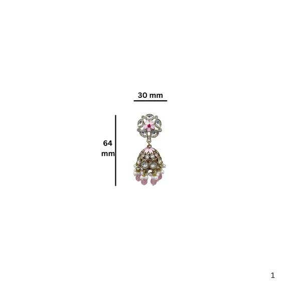 Baby_Pink_Classic_Kundan_Statement_Earrings