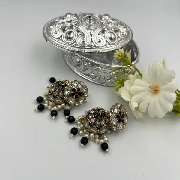 Black_Trendy_&_Stylish_Designer_Jhumkas_For_Every_Occasion