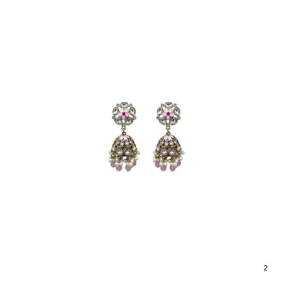 Baby_Pink_Classic_Kundan_Statement_Earrings