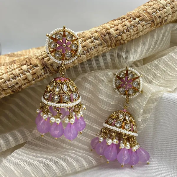 Purple_Blossom_Beaded_Jhumkas