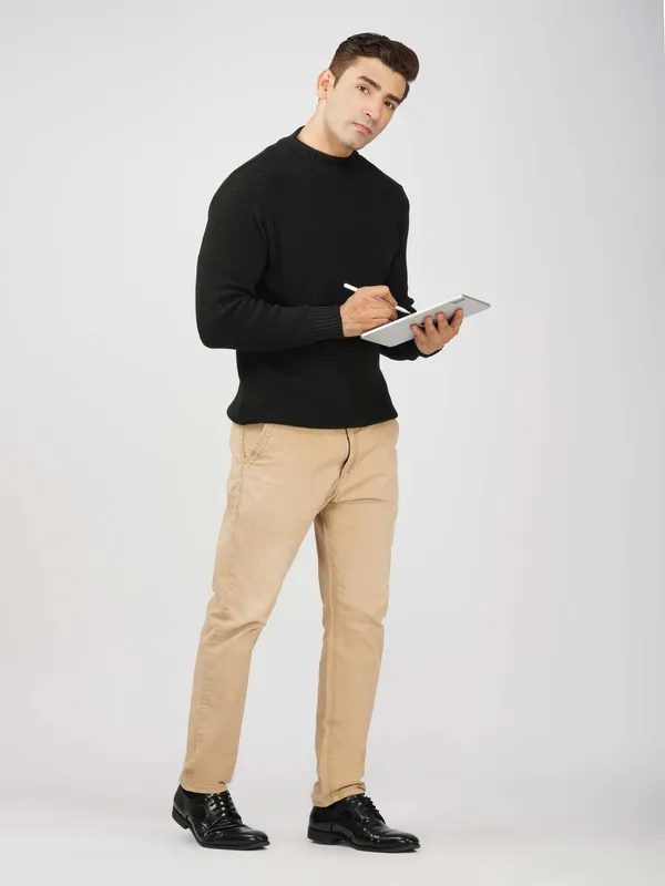 Black_Men's_Winter_High_Neck_Sweater_Stylish_Warm_Wool_Pullover_For_Cold_Weather