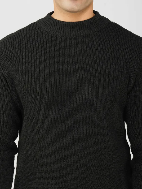 Black_Men's_Winter_High_Neck_Sweater_Stylish_Warm_Wool_Pullover_For_Cold_Weather