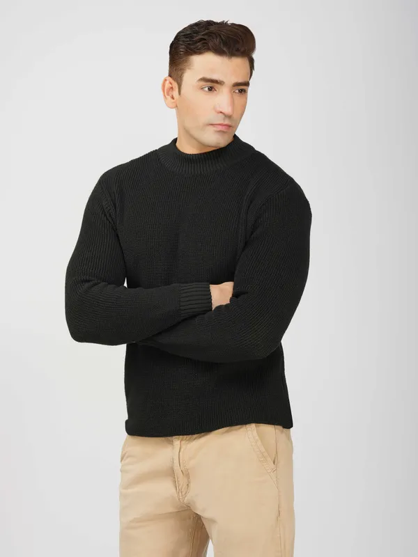 Black_Men's_Winter_High_Neck_Sweater_Stylish_Warm_Wool_Pullover_For_Cold_Weather