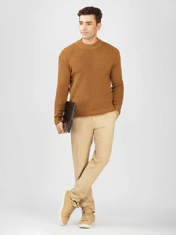 Mustard_Men's_Winter_High_Neck_Sweater_Stylish_Warm_Wool_Pullover_For_Cold_Weather