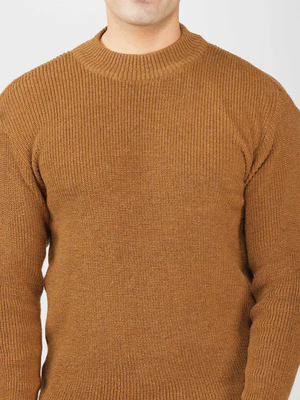 Mustard_Men's_Winter_High_Neck_Sweater_Stylish_Warm_Wool_Pullover_For_Cold_Weather