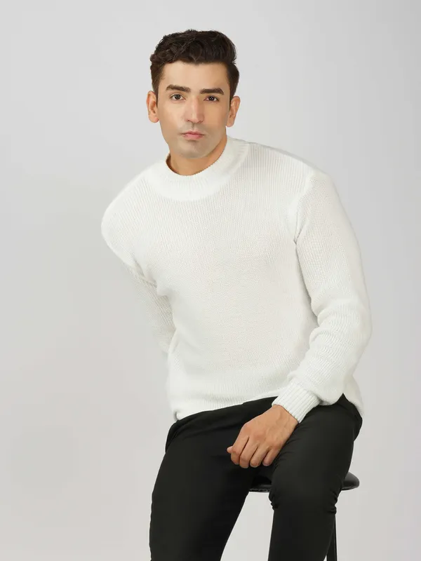 White_Men's_Winter_High_Neck_Sweater_Stylish_Warm_Wool_Pullover_For_Cold_Weather
