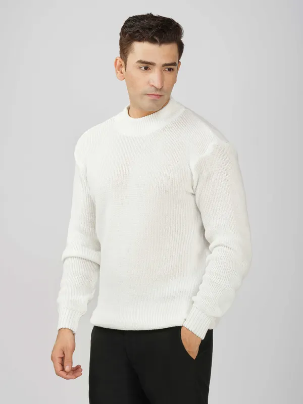 White_Men's_Winter_High_Neck_Sweater_Stylish_Warm_Wool_Pullover_For_Cold_Weather