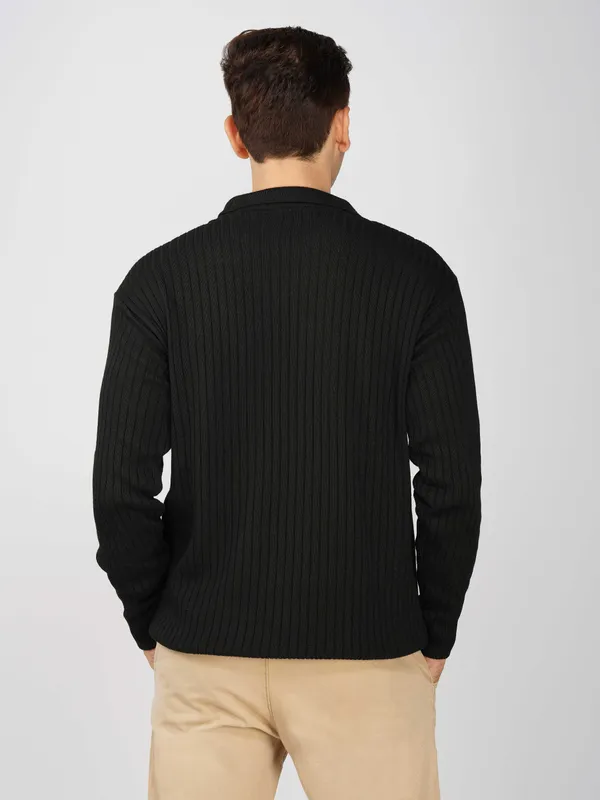 Black_Mens_Johnny_Collar_Sweater