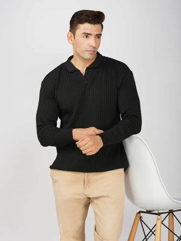 Black_Mens_Johnny_Collar_Sweater