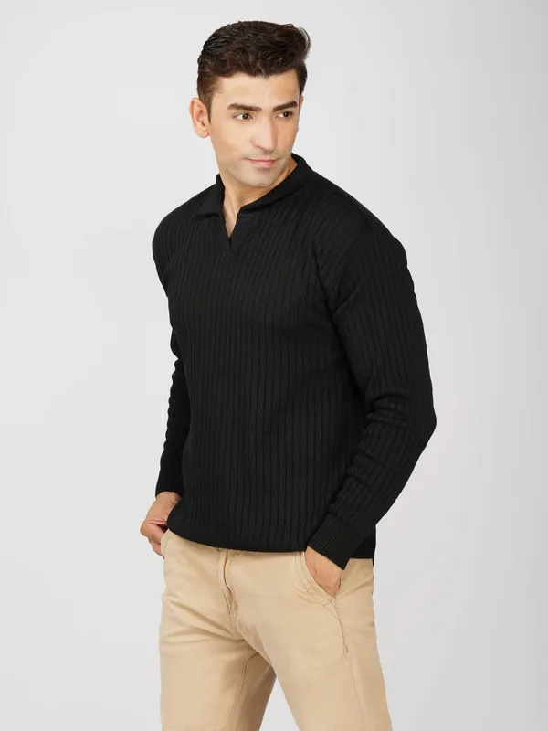 Black_Mens_Johnny_Collar_Sweater