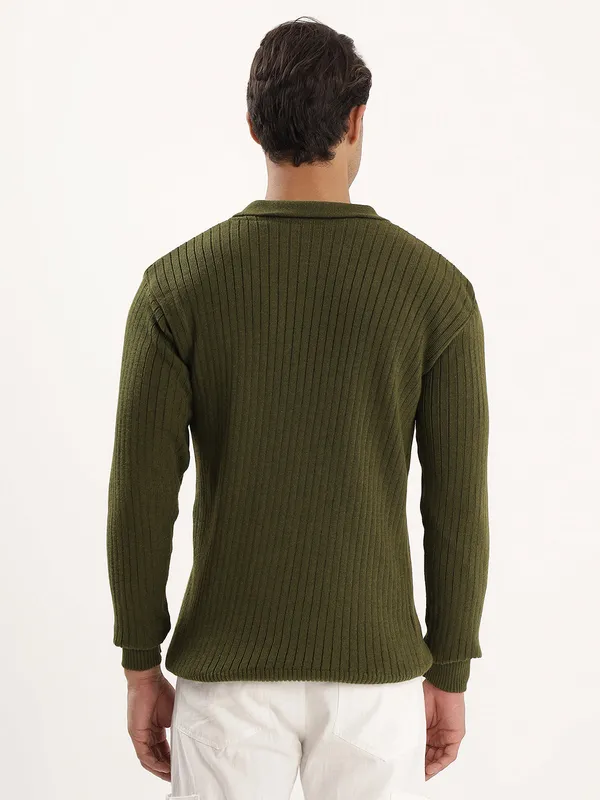Olive_Mens_Johnny_Collar_Sweater