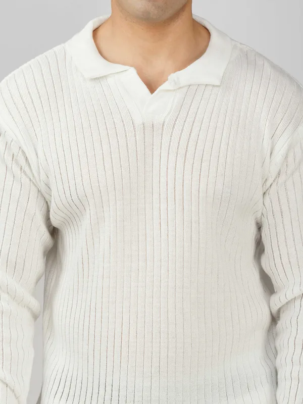 White_Mens_Johnny_Collar_Sweater