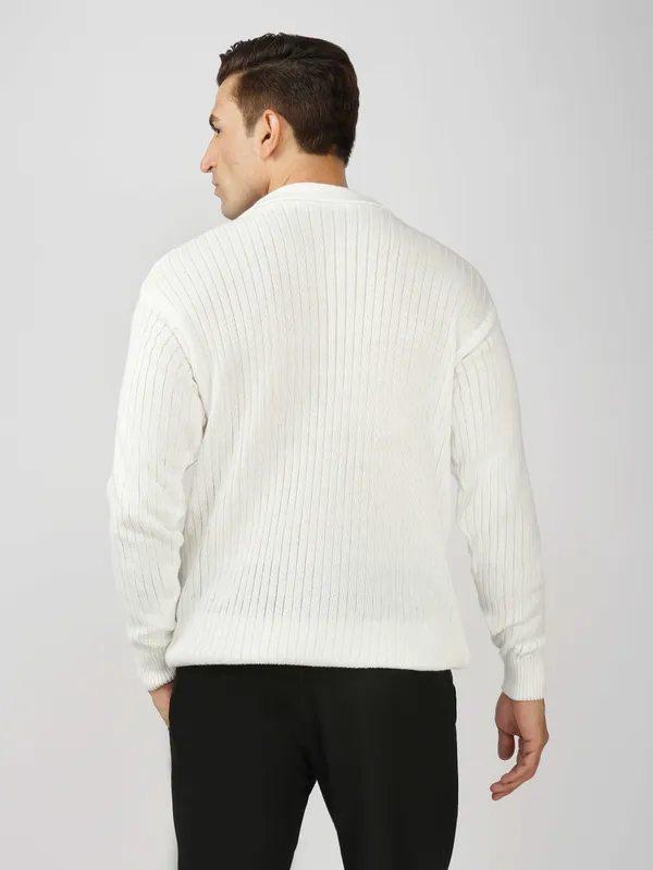 White_Mens_Johnny_Collar_Sweater