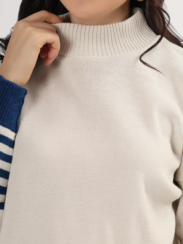 Airforce_Women_Winter_Woollen_Co-Ord_Set_Wool_Blend_High_Neck_Top_&_Wide_Leg_Pants_Warm_Knitwear_Tracksuit