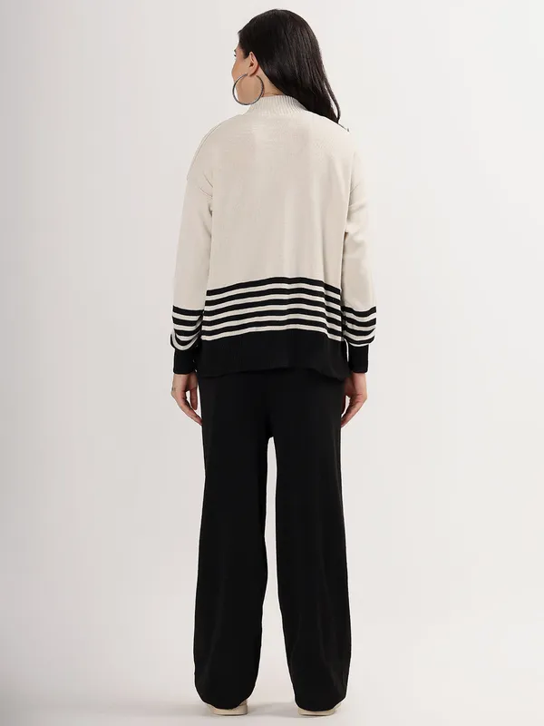 Black_Women_Winter_Woollen_Co-Ord_Set_Wool_Blend_High_Neck_Top_&_Wide_Leg_Pants_Warm_Knitwear_Tracksuit